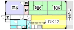 広島県広島市佐伯区八幡1丁目【マンション】の間取り