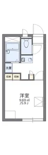 レオパレスグリーン・ビュー・五日市【2階】の間取り