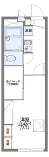 レオパレスグローリーMHKY【2階】の間取り