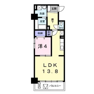 アドレシア古江【5階】の間取り