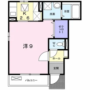 サンテラス山本【1階】の間取り