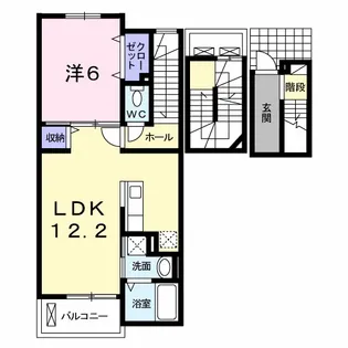 ヴィラ コンフォート【3階】の間取り