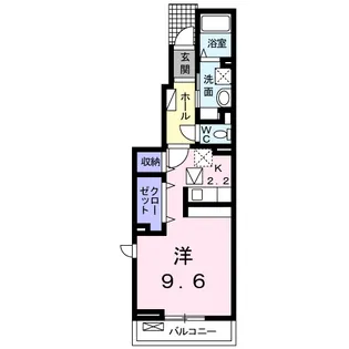 WestRiver【1階】の間取り