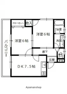 広島県広島市安佐南区緑井7丁目【アパート】の間取り