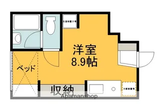 広島県広島市佐伯区五日市中央4丁目【アパート】の間取り