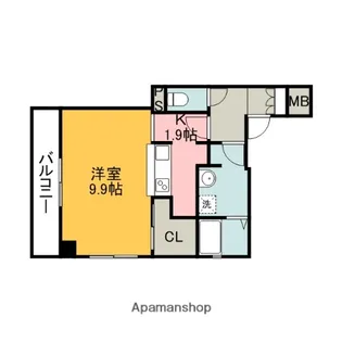 広島県安芸郡府中町大須1丁目【マンション】の間取り