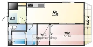 広島県広島市南区東雲2丁目【マンション】の間取り