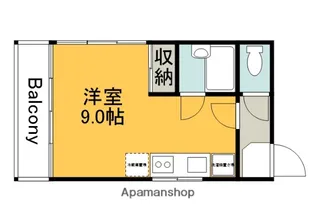 第2HMビルヂング【2階】の間取り