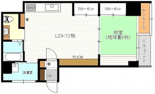 坪井ビル【401号室号室】の間取り