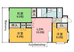 広島県廿日市市新宮1丁目【マンション】の間取り