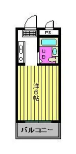 K・B・M三筋【204号室号室】の間取り