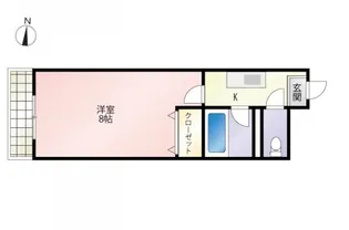 コンフォートNビル【510号室号室】の間取り