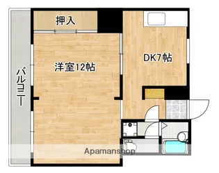 広島県広島市安芸区船越2丁目【マンション】の間取り