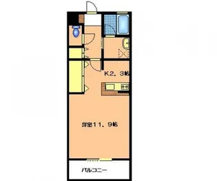 緑邑館【302号室号室】の間取り