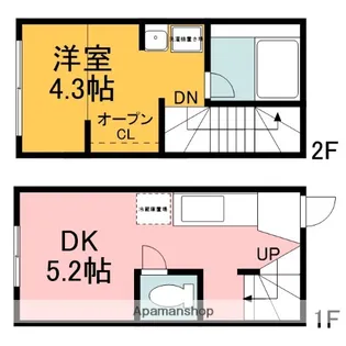 広島県広島市西区己斐上1丁目【アパート】の間取り