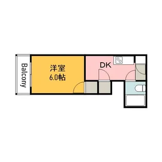 長谷川ビル【208号室号室】の間取り