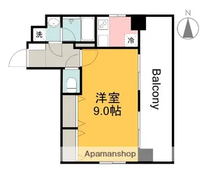 ライフメント堺町2【3階】の間取り