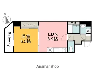 八丁堀iBLD【9階】の間取り