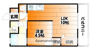 広島県広島市南区宇品東7丁目【マンション】の間取り