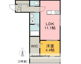 アウローラ東雲【1階】の間取り
