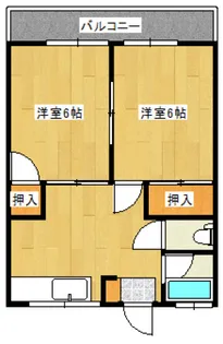 松永ビル【402号室号室】の間取り