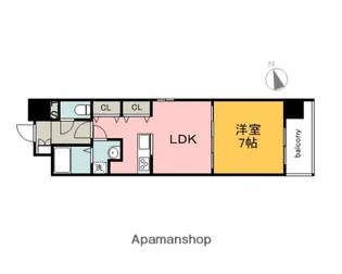 M・TERRAZA吉島東【3階】の間取り