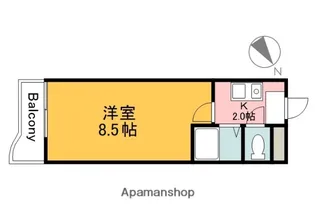 広島県広島市安佐南区長束5丁目【マンション】の間取り
