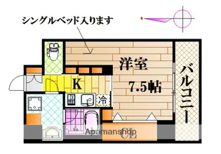 CASA EN Ⅱ【3階】の間取り