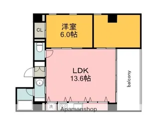 87G YOSHIJIMA AVE.【8階】の間取り