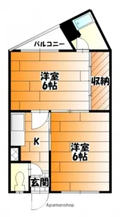 広島県広島市中区江波東1丁目【マンション】の間取り