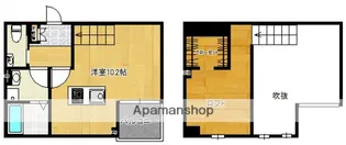 広島県広島市西区田方2丁目【アパート】の間取り