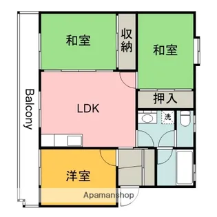 広島県広島市佐伯区五日市5丁目【マンション】の間取り