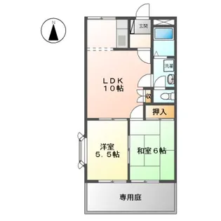 ロイヤルタムラバラ館【1階】の間取り