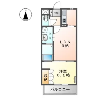 グラースヴィラ【1階】の間取り