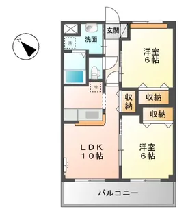 グランコリーヌ【1階】の間取り