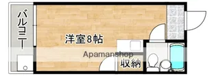 広島県広島市西区三篠町2丁目【マンション】の間取り
