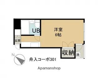 広島県広島市中区舟入幸町【マンション】の間取り