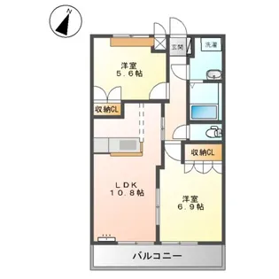 ラルゴ【2階】の間取り