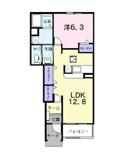 セレノⅡ【1階】の間取り