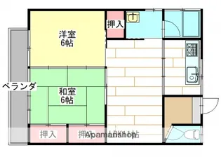 広島県広島市佐伯区五日市中央5丁目【アパート】の間取り