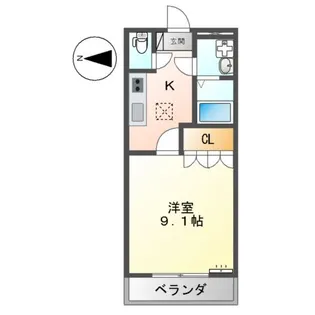 ハッピー キャニオン【1階】の間取り