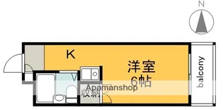 広島県広島市西区南観音1丁目【マンション】の間取り