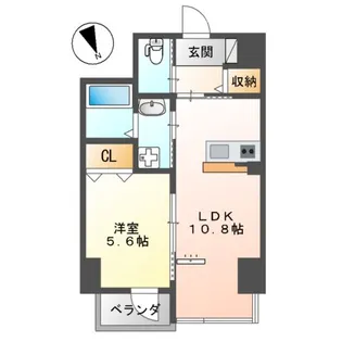シエスタ舟入南【5階】の間取り
