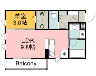 フェアリー五日市中央【1階】の間取り