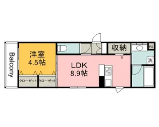 フェアリー五日市中央【2階】の間取り