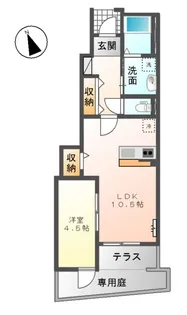 サニーコート【1階】の間取り