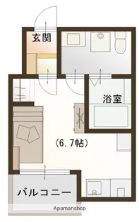広島県廿日市市城内1丁目【アパート】の間取り