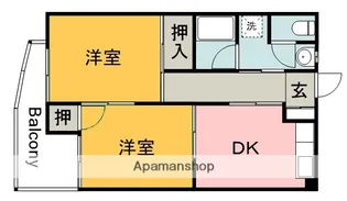 広島県広島市東区牛田新町3丁目【マンション】の間取り