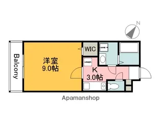 広島県広島市南区東本浦町【アパート】の間取り