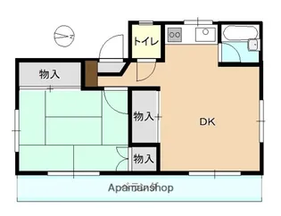 広島県広島市南区京橋町【マンション】の間取り